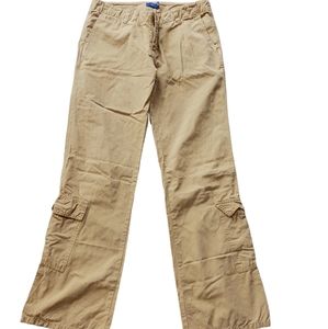 Green/yellow Cargo hiking pants size 8